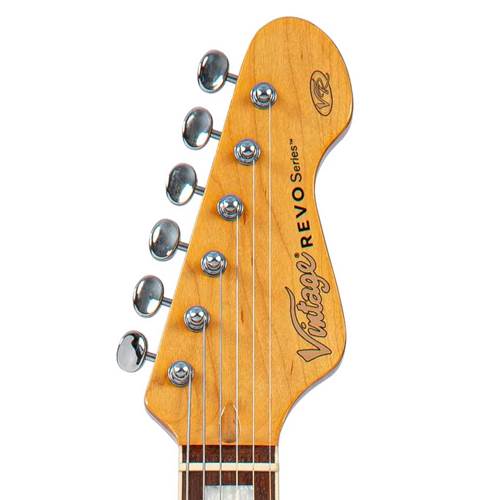 Vintage Revo Series Surfmaster 90 Guitar Metallic Silver Vintage Revo Series Surfmaster 90 Guitar Metallic Silver