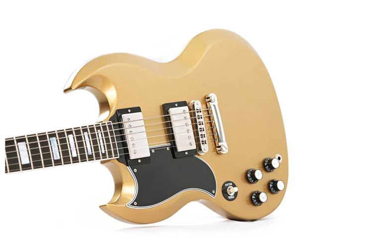 Gibson Custom Shop SG Custom Left Hand All Gold Gloss (Nearly New) #CS301713 Gibson Custom Shop SG Custom Left Hand All Gold Gloss (Nearly New) #CS301713