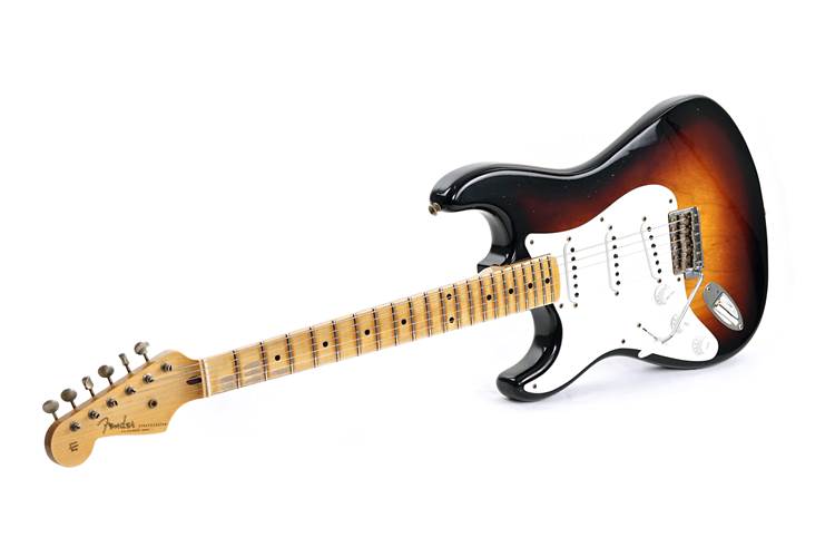Fender Custom Shop 1954 Stratocaster Journeyman Relic Wide 2 Tone Sunburst Left Handed Fender Custom Shop 1954 Stratocaster Journeyman Relic Wide 2 Tone Sunburst Left Handed