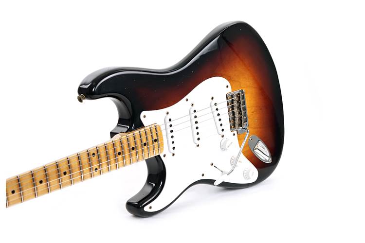 Fender Custom Shop 1954 Stratocaster Journeyman Relic Wide 2 Tone Sunburst Left Handed Fender Custom Shop 1954 Stratocaster Journeyman Relic Wide 2 Tone Sunburst Left Handed