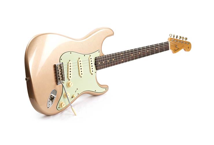 Fender Custom Shop 1959 Stratocaster Journeyman Relic Super Faded Aged Firemist Gold #CZ581728 Fender Custom Shop 1959 Stratocaster Journeyman Relic Super Faded Aged Firemist Gold #CZ581728