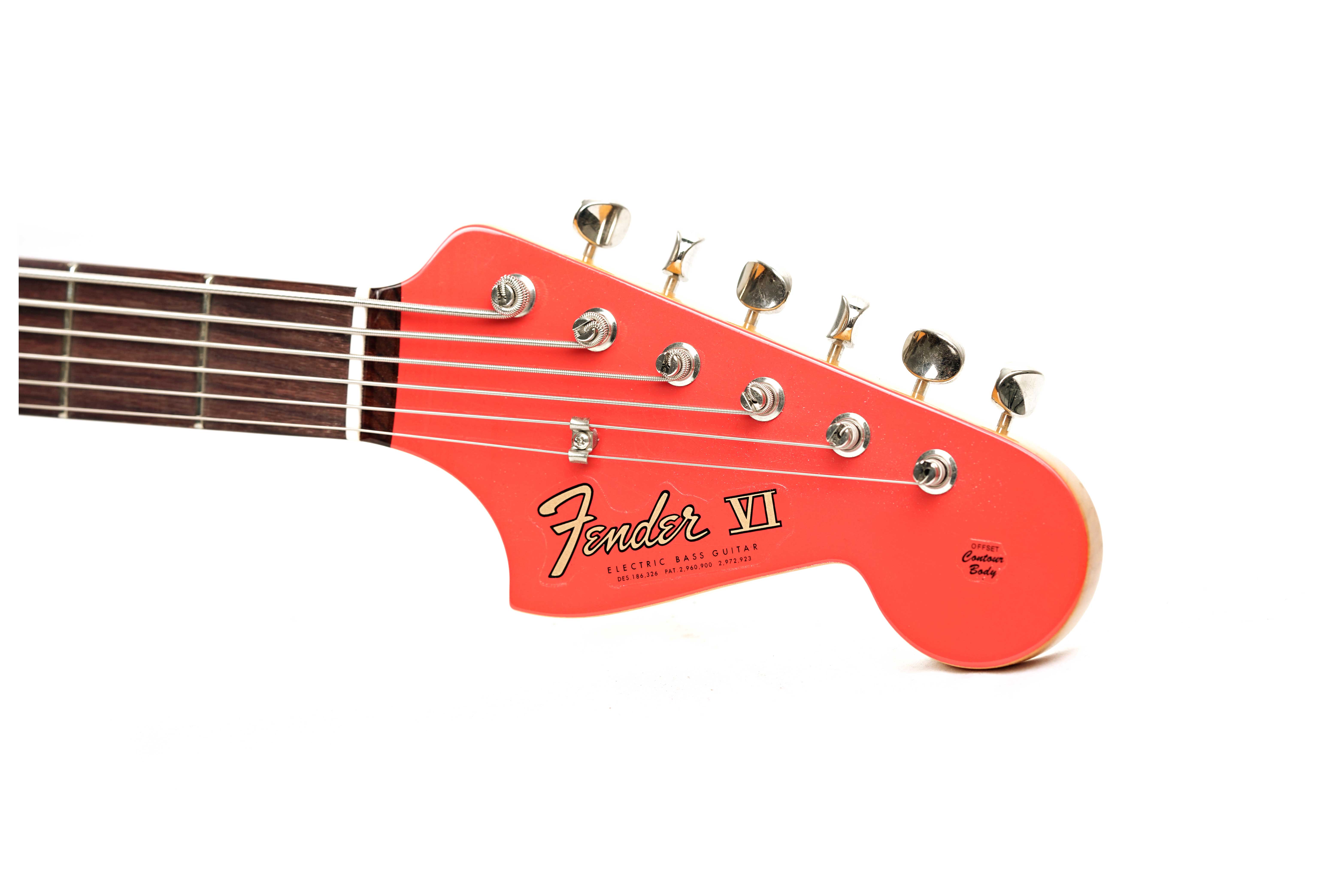 Fender Custom Shop Bass VI Lush Closet Classic Fiesta Red