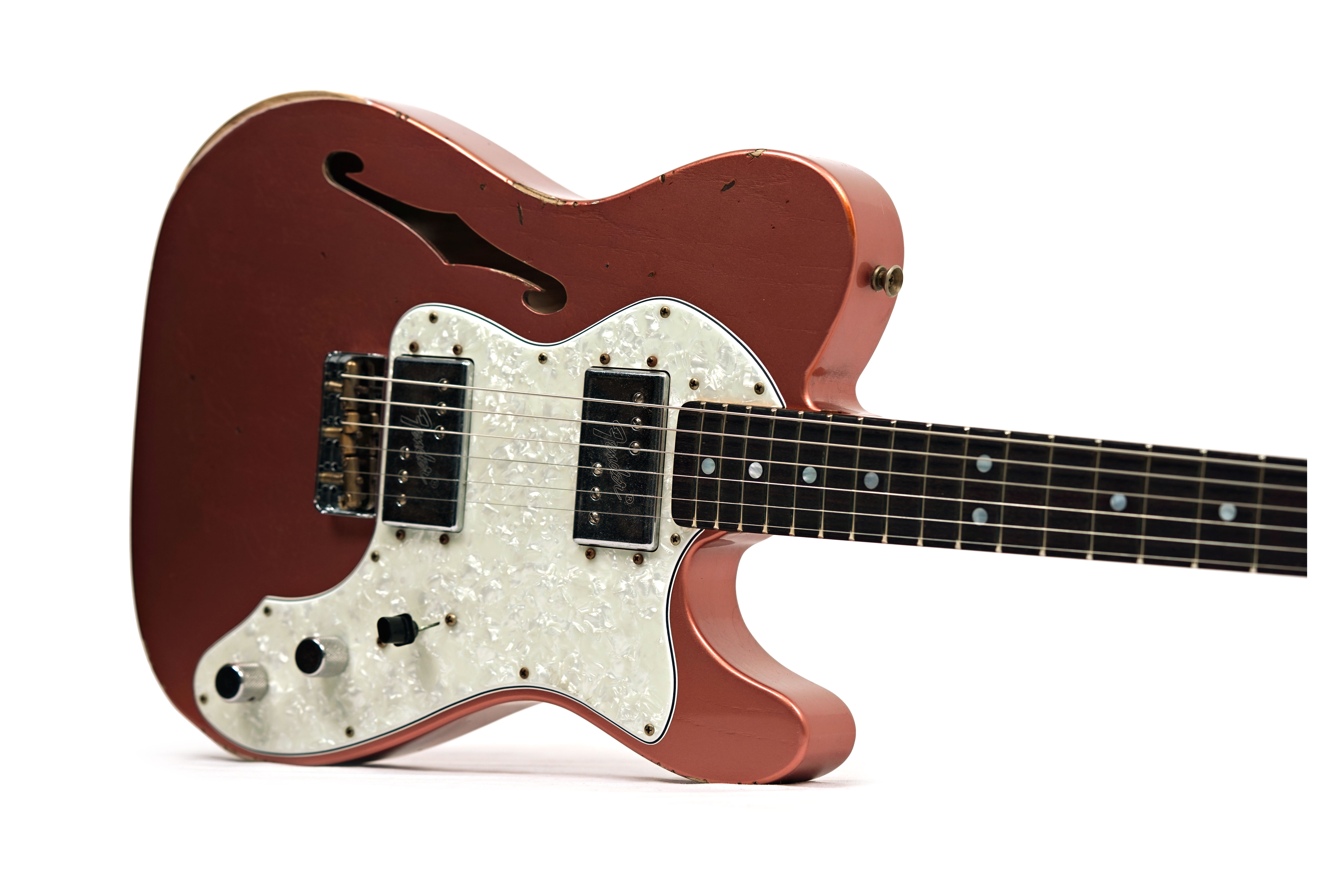 Fender Custom Shop Bobbed Thinline Telecaster Copper Penny Relic #CZ589345