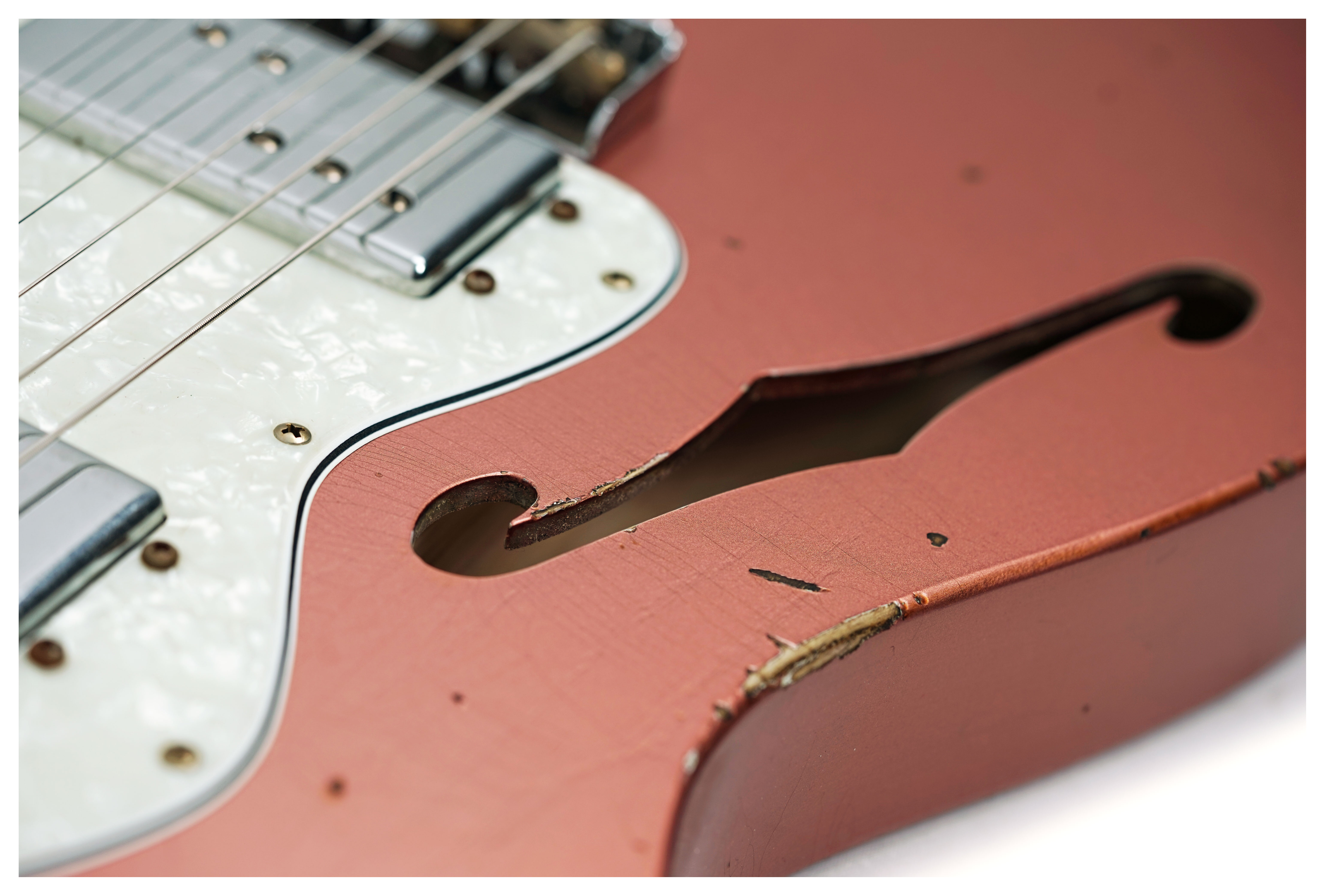 Fender Custom Shop Bobbed Thinline Telecaster Copper Penny Relic #CZ589345