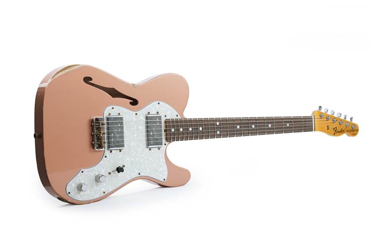 Fender Custom Shop Bobbed Thinline Telecaster Copper Penny Relic Fender Custom Shop Bobbed Thinline Telecaster Copper Penny Relic