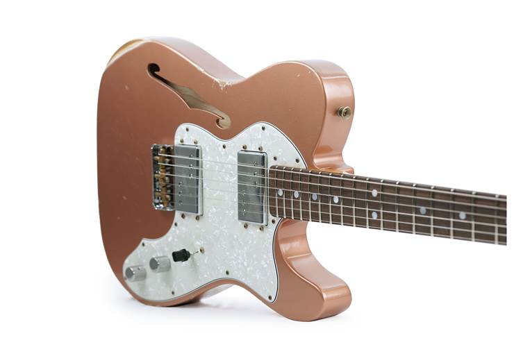 Fender Custom Shop Bobbed Thinline Telecaster Copper Penny Relic Fender Custom Shop Bobbed Thinline Telecaster Copper Penny Relic