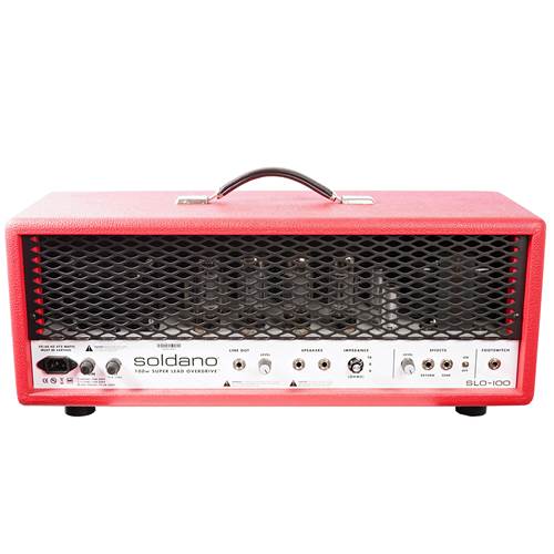 Soldano SLO 100 Red Tolex Valve Amp Head #20020124001 Soldano SLO 100 Red Tolex Valve Amp Head #20020124001