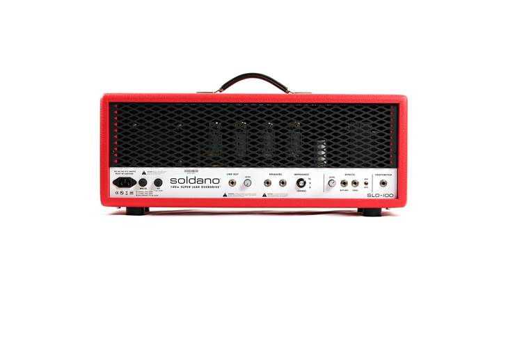 Soldano SLO-100 Red Tolex Valve Amp Head Soldano SLO-100 Red Tolex Valve Amp Head