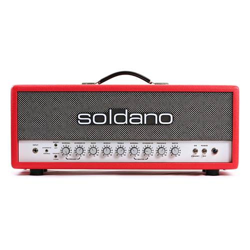 Soldano SLO-100 Red Tolex Valve Amp Head
