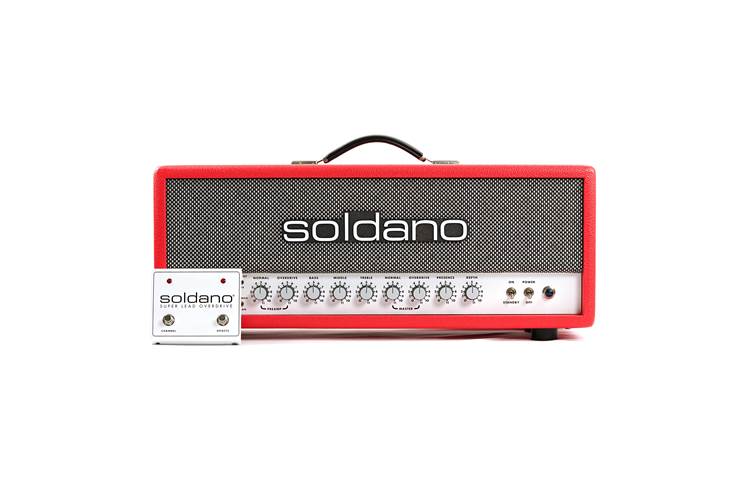 Soldano SLO-100 Red Tolex Valve Amp Head Soldano SLO-100 Red Tolex Valve Amp Head