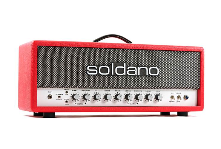 Soldano SLO-100 Red Tolex Valve Amp Head Soldano SLO-100 Red Tolex Valve Amp Head