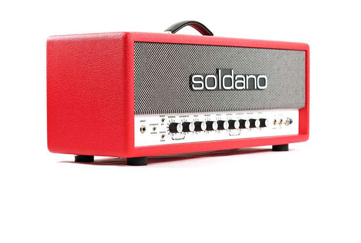 Soldano SLO-100 Red Tolex Valve Amp Head Soldano SLO-100 Red Tolex Valve Amp Head
