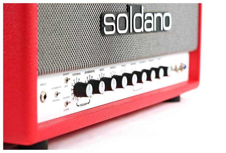 Soldano SLO-100 Red Tolex Valve Amp Head Soldano SLO-100 Red Tolex Valve Amp Head