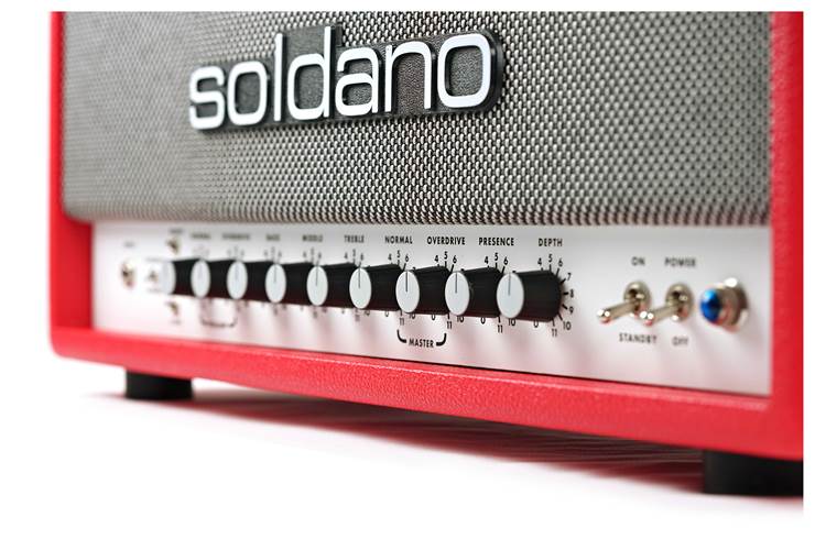 Soldano SLO-100 Red Tolex Valve Amp Head Soldano SLO-100 Red Tolex Valve Amp Head