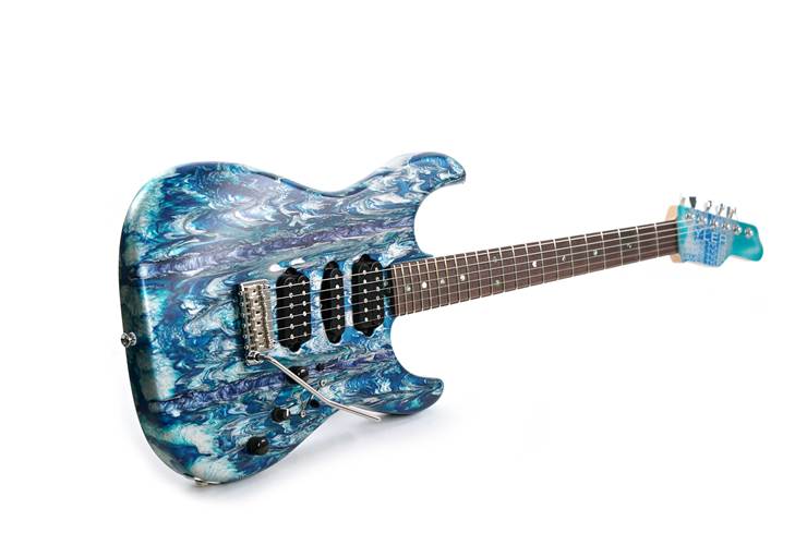 Tyler Rear Rout Tyler Japan Studio Elite Rear Rout HSH Arctic Mint Schmear | guitarguitar