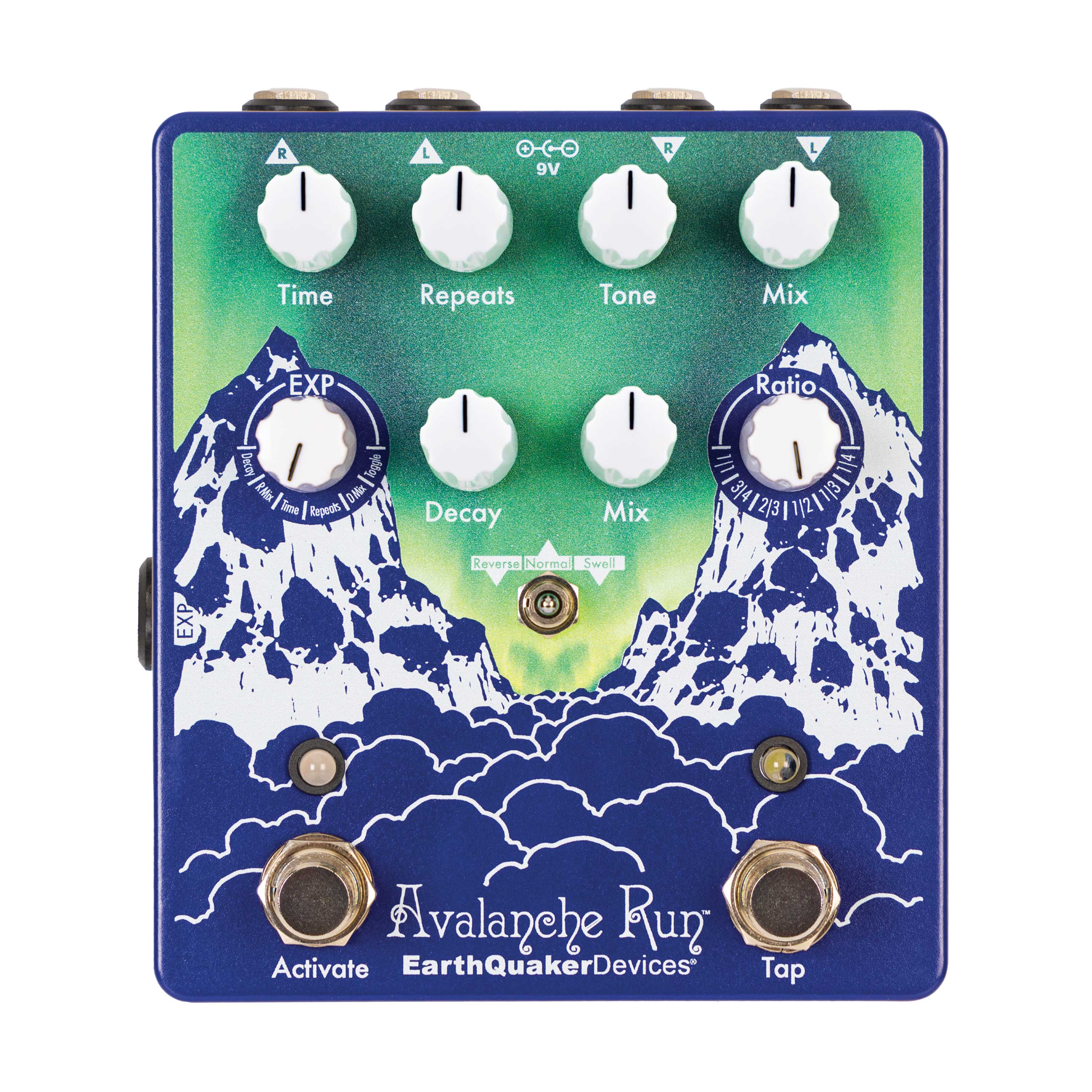100％本物保証！ EarthQuaker Devices Avalanche Run V2 Aurora Borealis Limited ギター