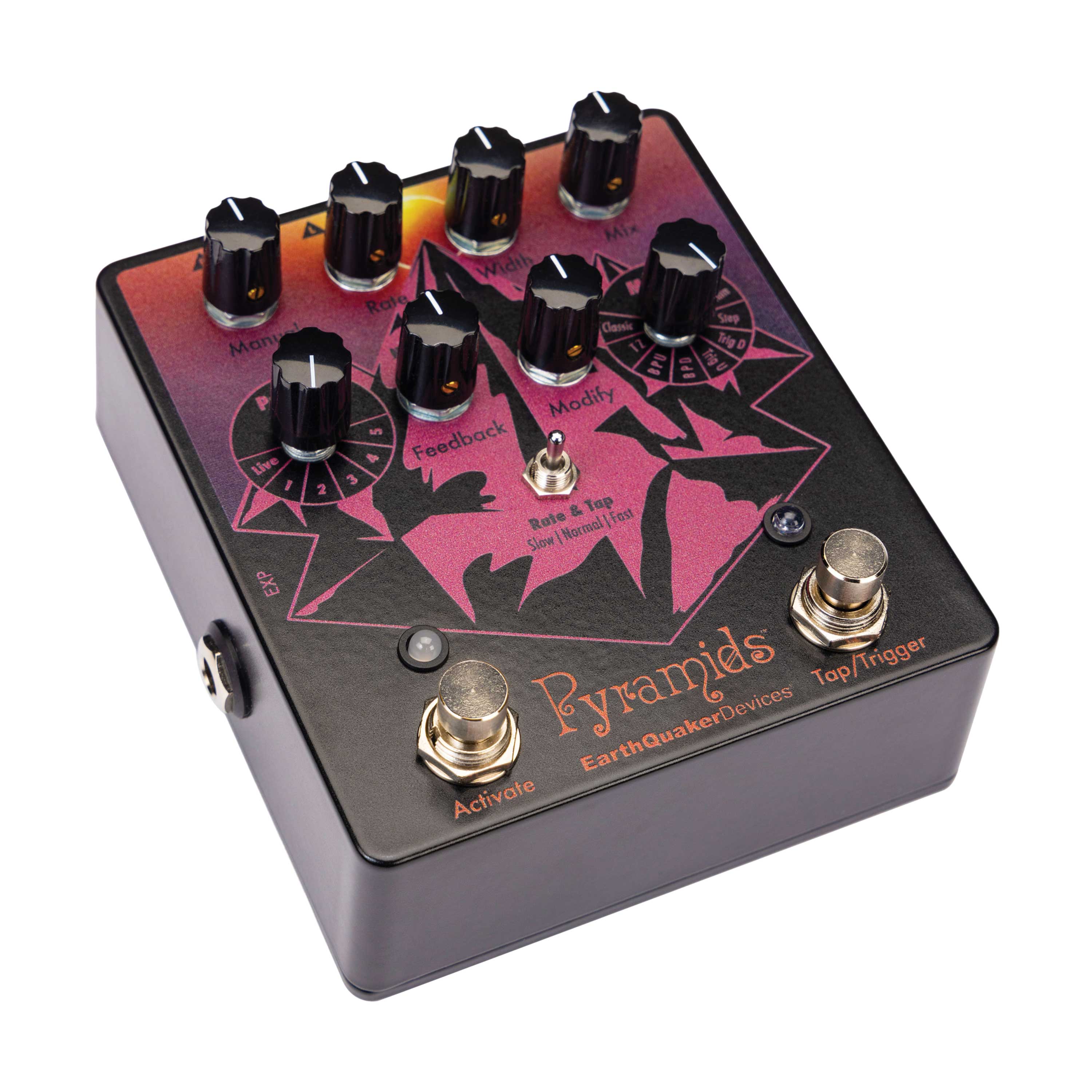 EarthQuaker Devices Pyramids Solar Eclipse Limited Edition Stereo Flanger Pedal