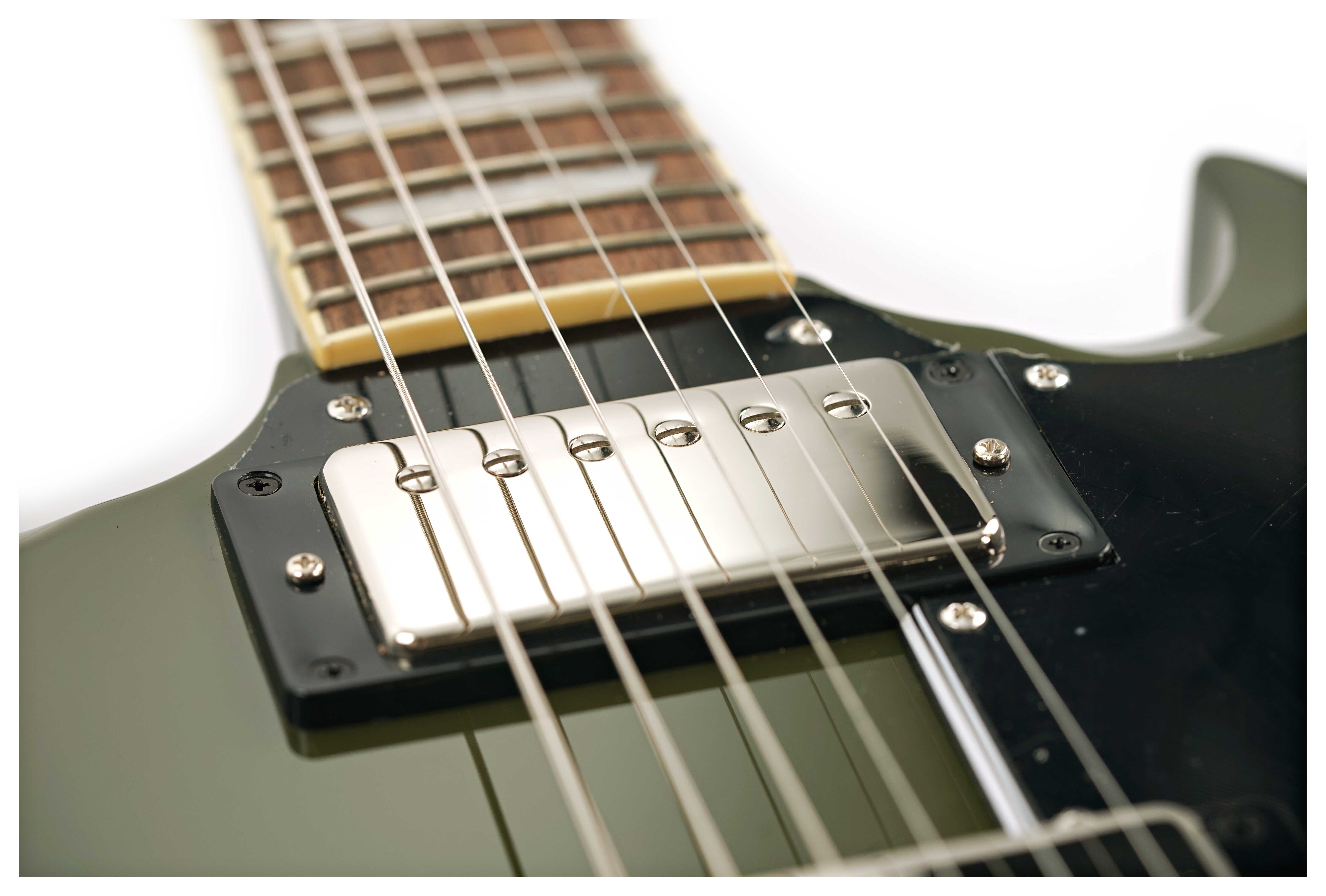 Epiphone SG Standard 61 Maestro Vibrola Olive Drab UK Exclusive