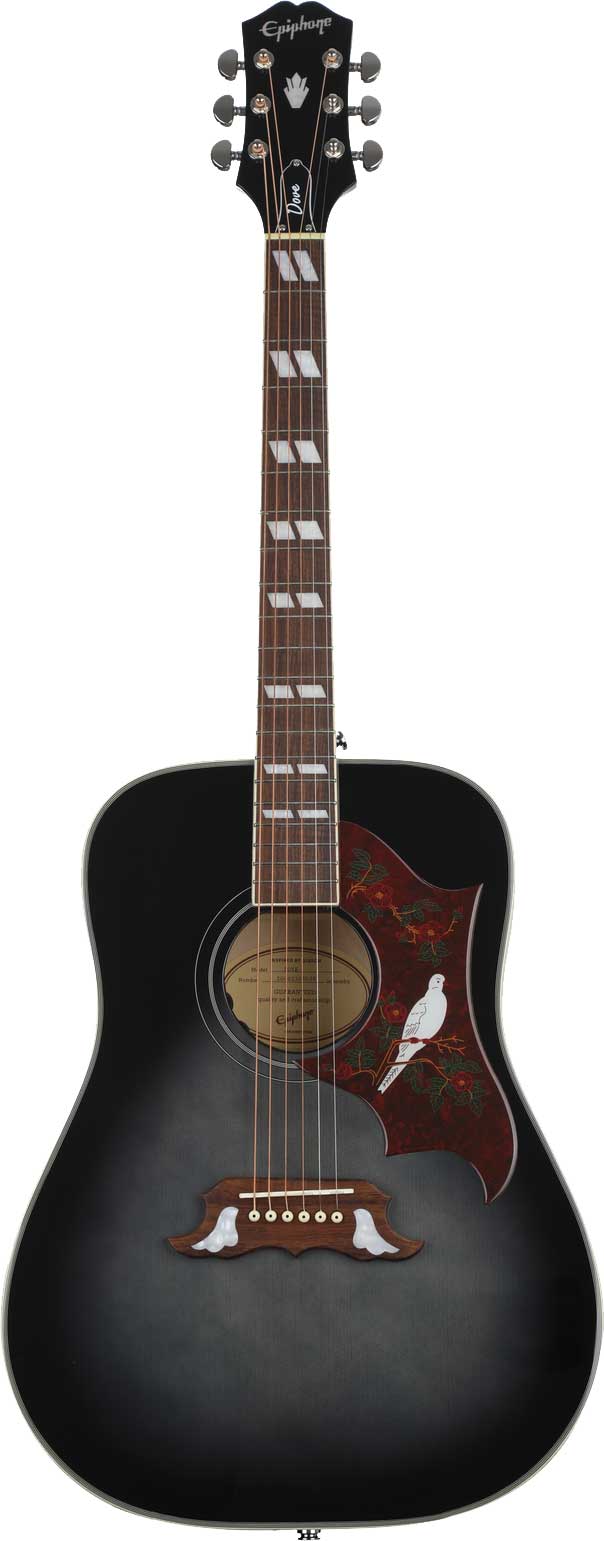 Epiphone dove deals black