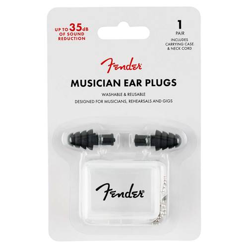 Fender Musician Series Ear Plugs Black Fender Musician Series Ear Plugs Black