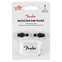 Fender Musician Series Ear Plugs Black Front View