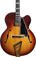 D'Angelico Archtop Single Cutaway Hollow Body Dark Iced Tea Burst (Ex-Demo) #W2400485