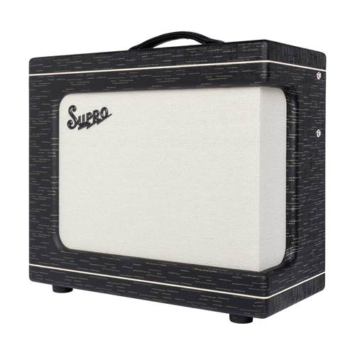 Supro Custom USA Delegate 25 Black Gold Scandia Combo Valve Amp Supro Custom USA Delegate 25 Black Gold Scandia Combo Valve Amp