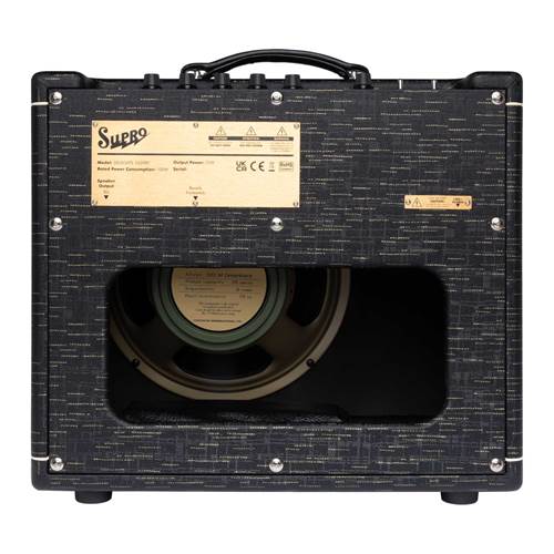 Supro Custom USA Delegate 25 Black Gold Scandia Combo Valve Amp Supro Custom USA Delegate 25 Black Gold Scandia Combo Valve Amp