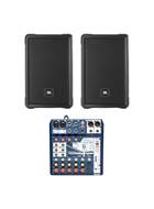 JBL IRX108BT + Soundcraft Notepad 8FX Bundle