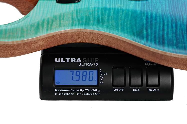 PRS Wood Library Modern Eagle V Blue Fade #0375965 PRS Wood Library Modern Eagle V Blue Fade #0375965