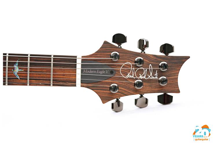 PRS Wood Library Modern Eagle V Blue Fade #0375965 PRS Wood Library Modern Eagle V Blue Fade #0375965