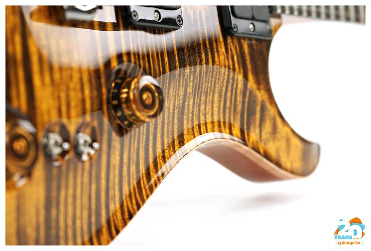 PRS Wood Library Custom 24-08 Yellow Tiger #0377723 PRS Wood Library Custom 24-08 Yellow Tiger #0377723