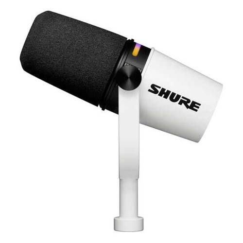 Shure MV7+ White Hybrid USB/XLR Microphone Shure MV7+ White Hybrid USB/XLR Microphone