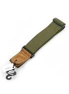 Leathergraft Cotton Webbing Green Guitar Strap