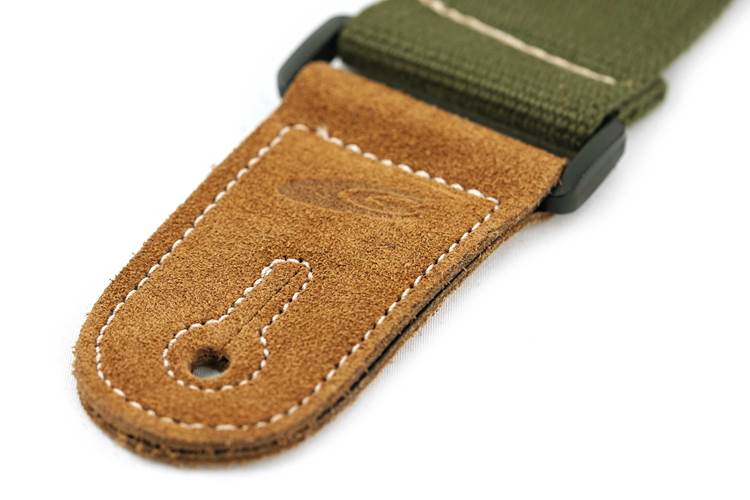 Leathergraft Cotton Webbing Green Guitar Strap Leathergraft Cotton Webbing Green Guitar Strap