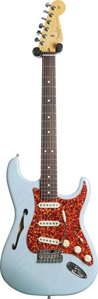 Fender Limited Edition American Pro II Thinline Stratocaster Daphne Blue Rosewood Fingerboard