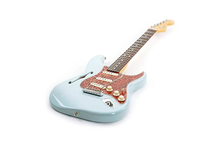Fender Limited Edition American Pro II Thinline Stratocaster Daphne Blue Rosewood Fingerboard Fender Limited Edition American Pro II Thinline Stratocaster Daphne Blue Rosewood Fingerboard