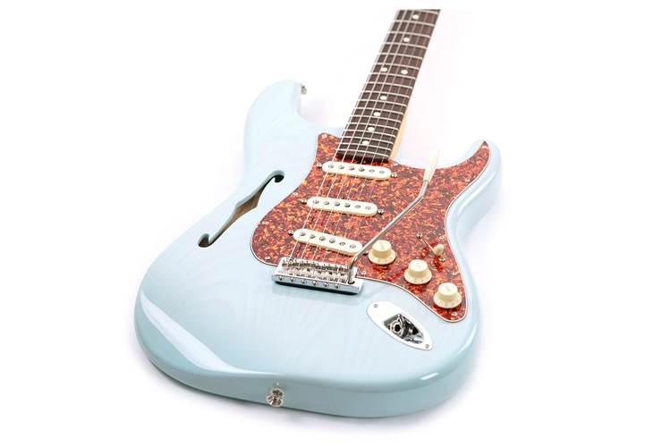 Fender Limited Edition American Pro II Thinline Stratocaster Daphne Blue Rosewood Fingerboard Fender Limited Edition American Pro II Thinline Stratocaster Daphne Blue Rosewood Fingerboard