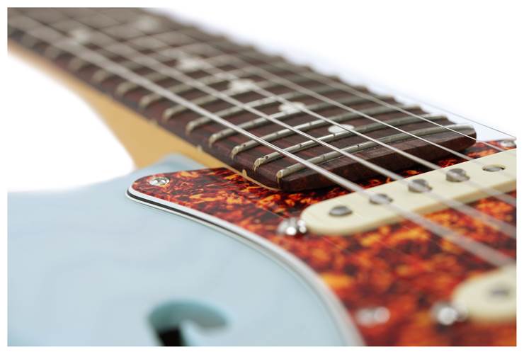 Fender Limited Edition American Pro II Thinline Stratocaster Daphne Blue Rosewood Fingerboard Fender Limited Edition American Pro II Thinline Stratocaster Daphne Blue Rosewood Fingerboard