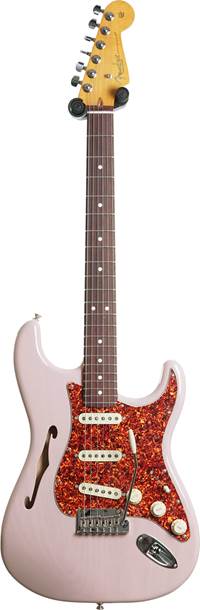 Fender Limited Edition American Pro II Thinline Stratocaster Shell Pink Rosewood Fingerboard