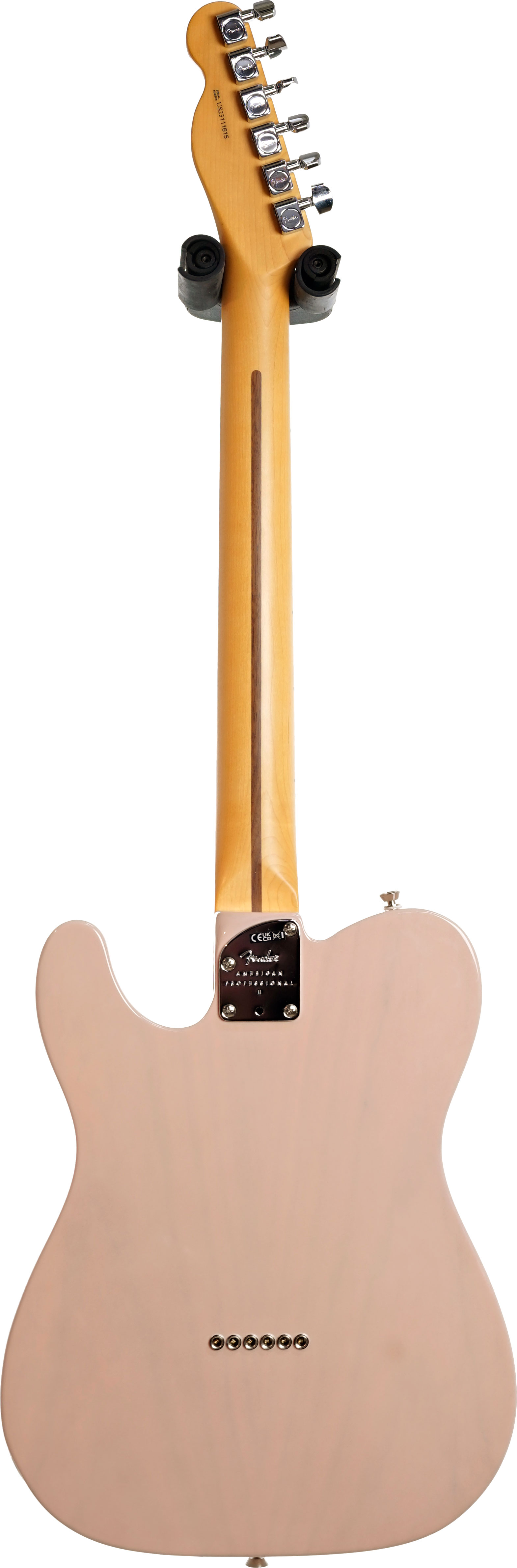 Fender Limited Edition American Pro II Thinline Telecaster Shell Pink Maple Fingerboard (Nearly New) #US23111615