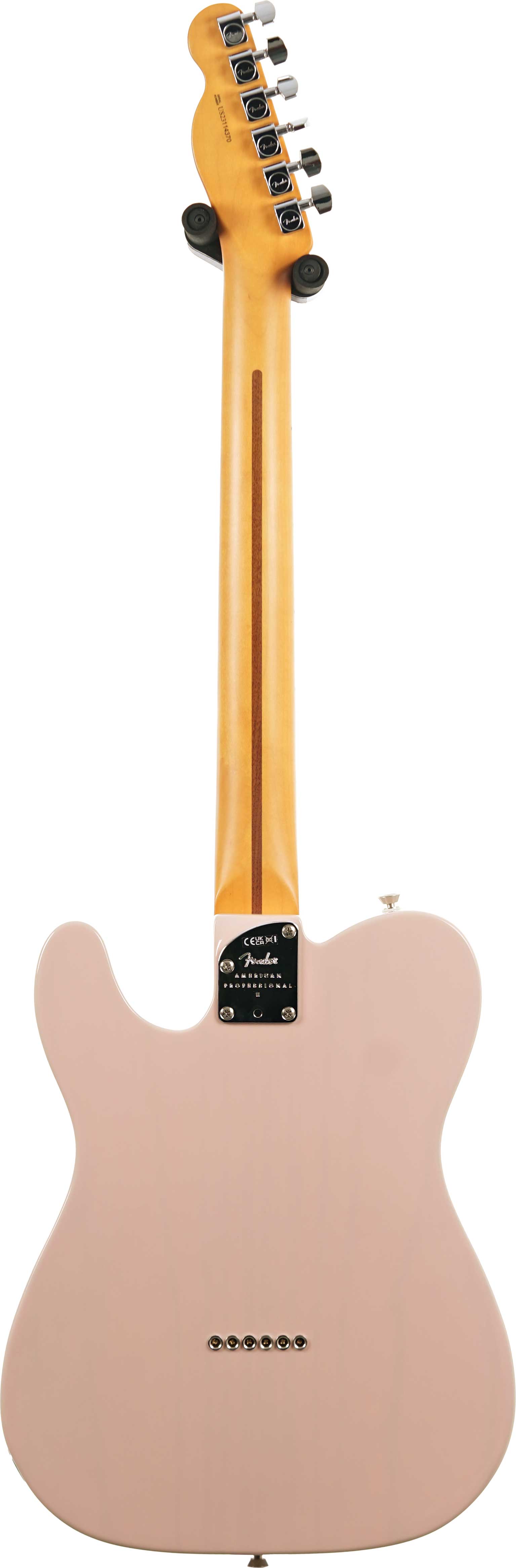 Fender Limited Edition American Pro II Thinline Telecaster Shell Pink Maple Fingerboard (Nearly New) #US23114370