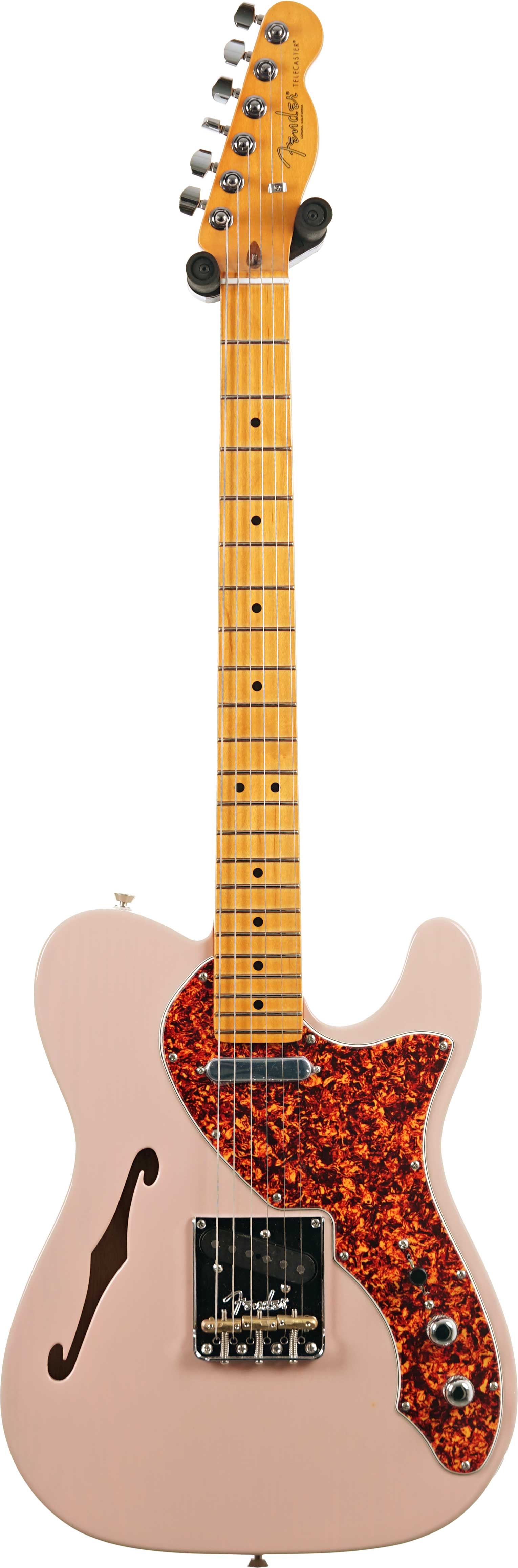 Fender Limited Edition American Pro II Thinline Telecaster Shell Pink Maple Fingerboard (Nearly New) #US23114370