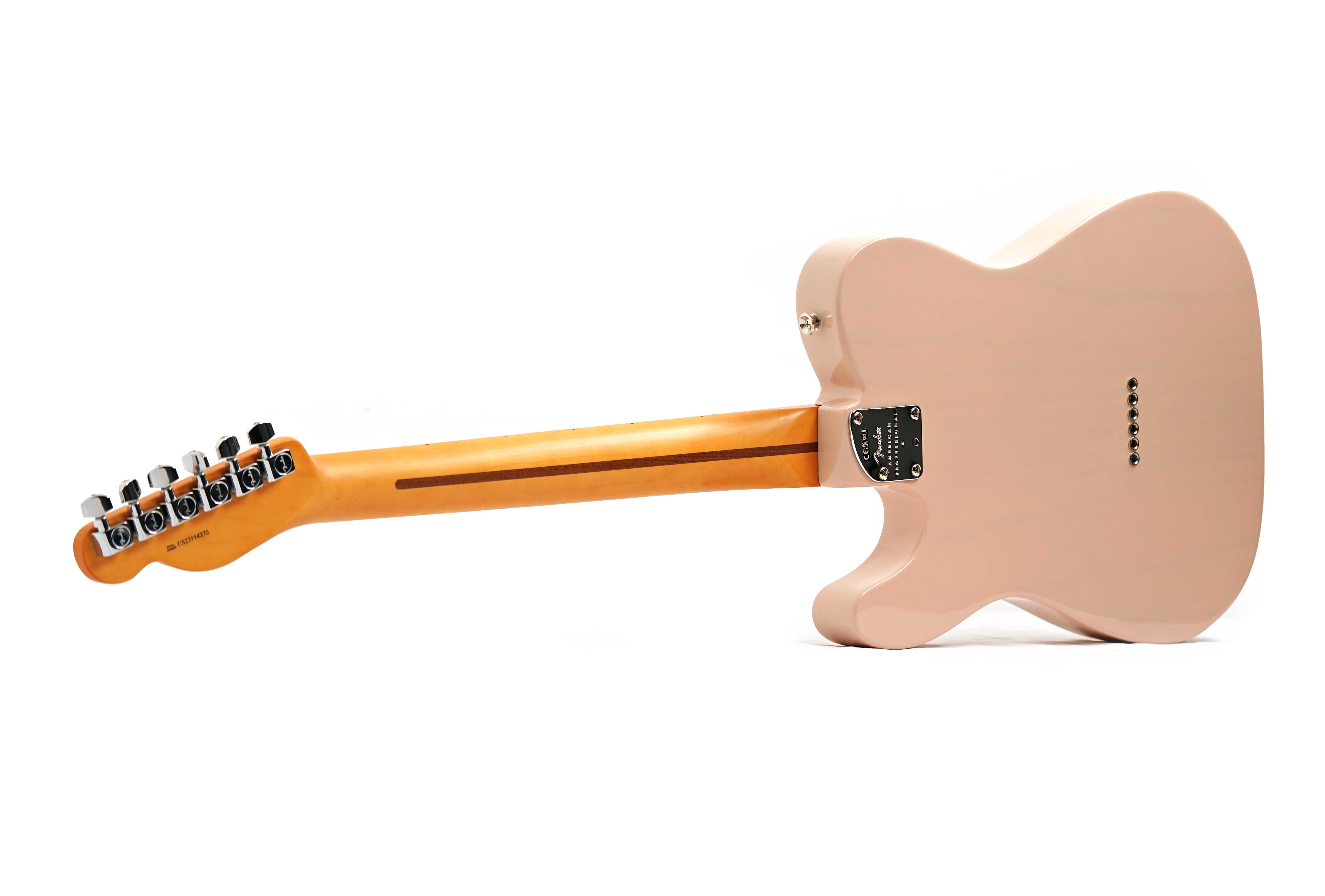 Fender Limited Edition American Pro II Thinline Telecaster Shell Pink Maple Fingerboard (Nearly New) #US23114370