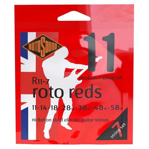 Rotosound Roto Reds Medium 7-String 11-58