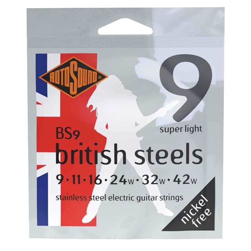 Rotosound British Steels Super Light 9-42