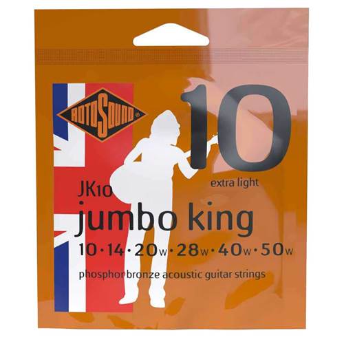 Rotosound Jumbo King Acoustic Extra Light 10-50