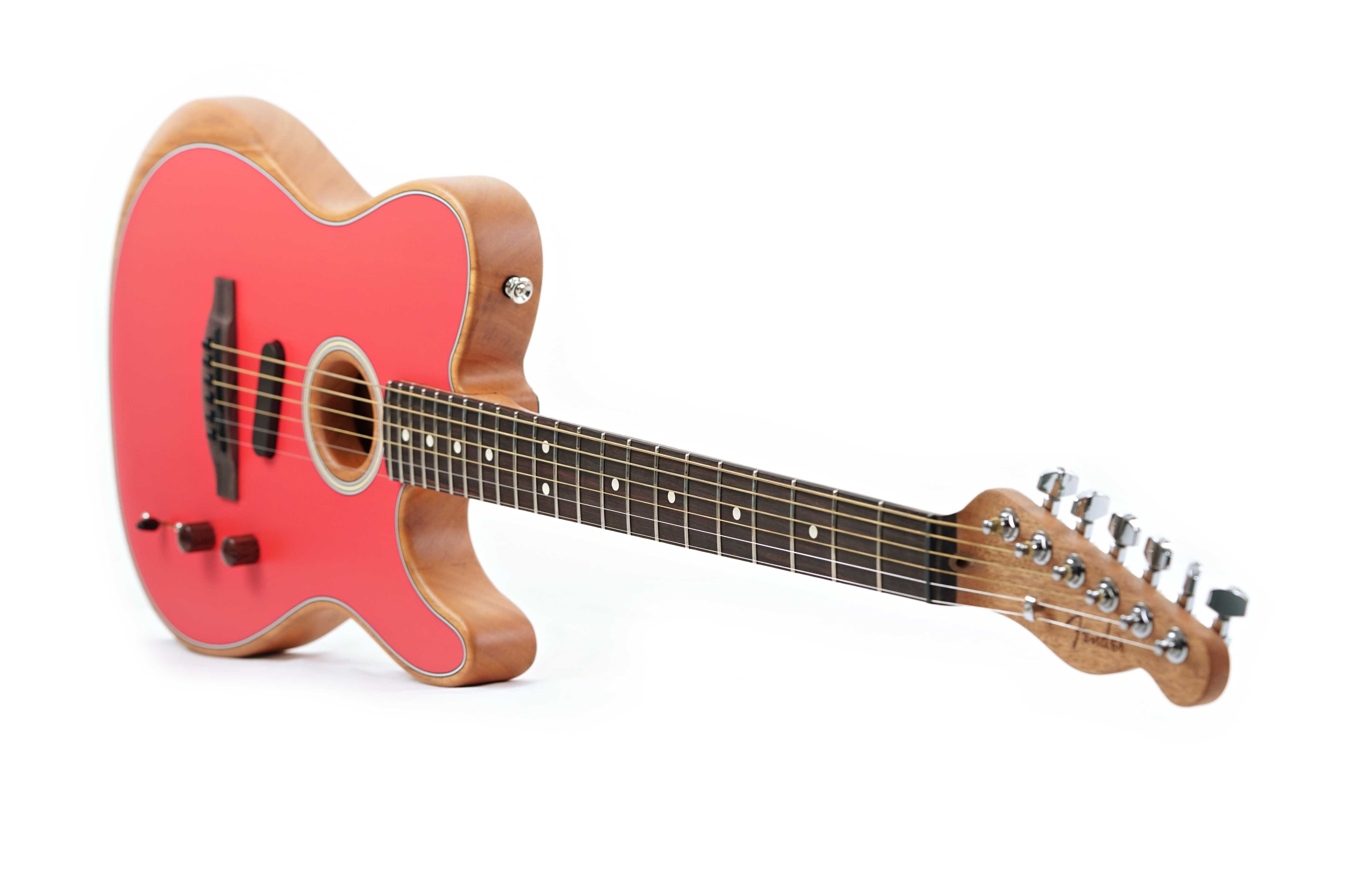 Fender Limited Edition Acoustasonic Player Telecaster Fiesta Red |  guitarguitar