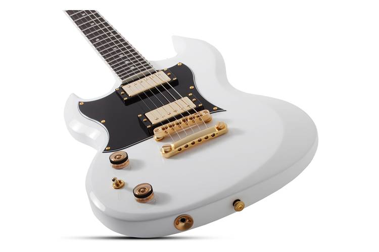 Schecter Zacky Vengeance ZV-H6LLYW66D White Left Handed Schecter Zacky Vengeance ZV-H6LLYW66D White Left Handed