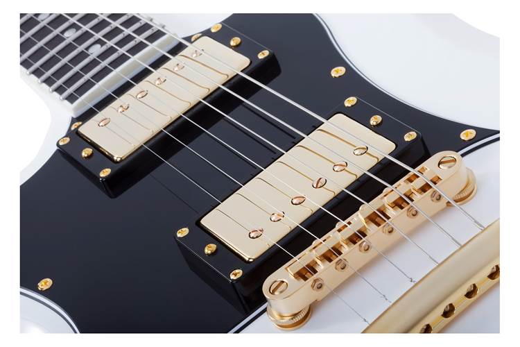 Schecter Zacky Vengeance ZV-H6LLYW66D White Left Handed Schecter Zacky Vengeance ZV-H6LLYW66D White Left Handed